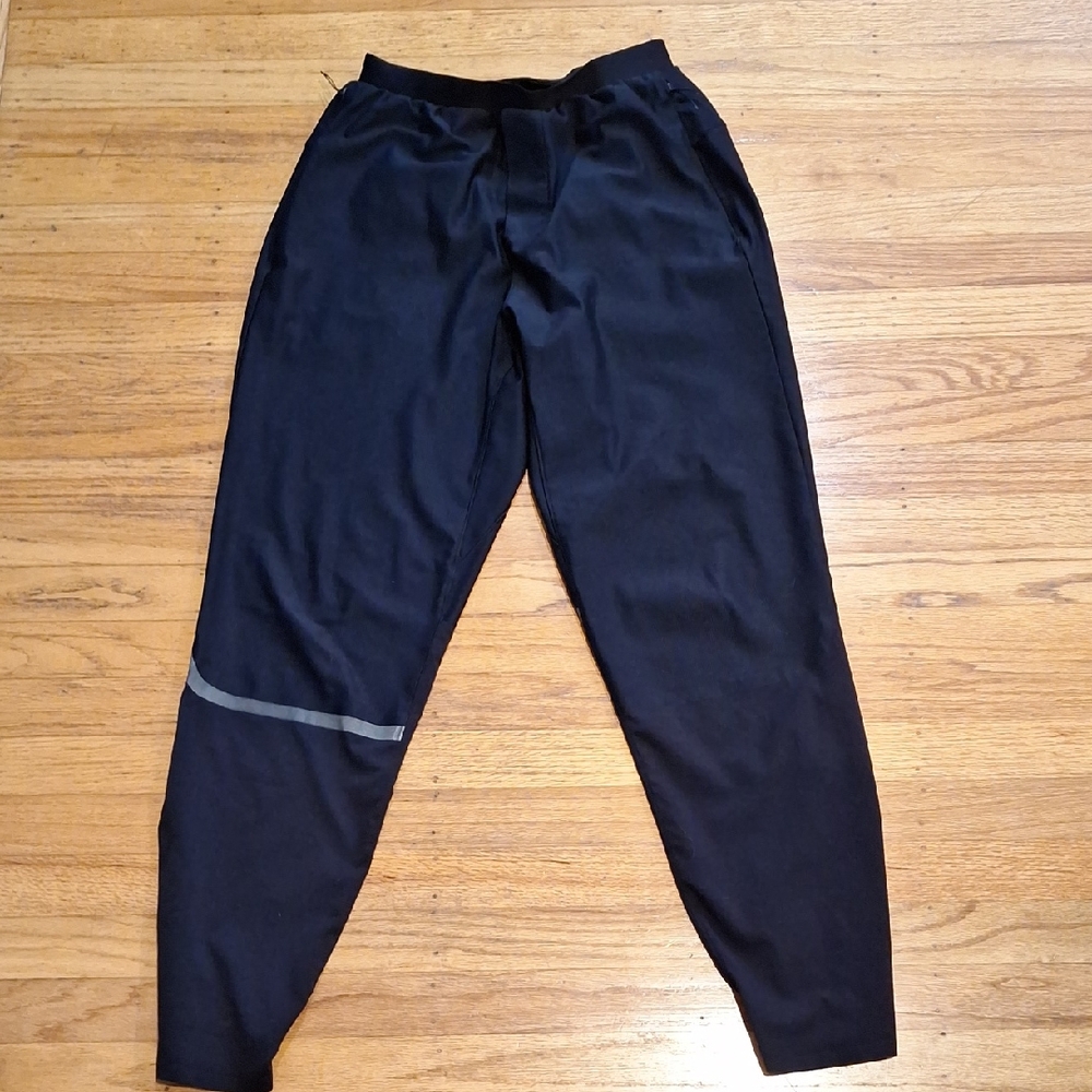 lululemon athletica Black Joggers with Reflective Detail